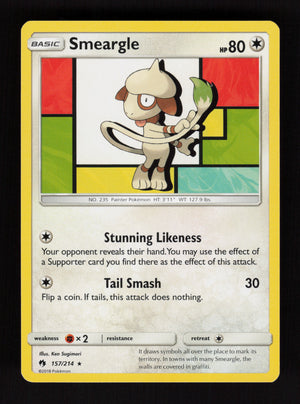 Smeargle 157/214 - Rare - Lost Thunder