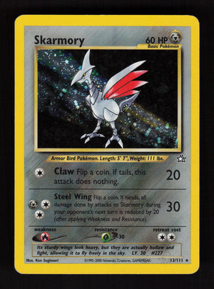Skarmory 13/111 - Holo Rare - Neo Genesis