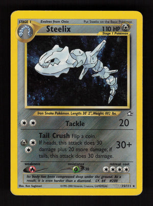 Steelix 15/111 - Holo Rare - Neo Genesis