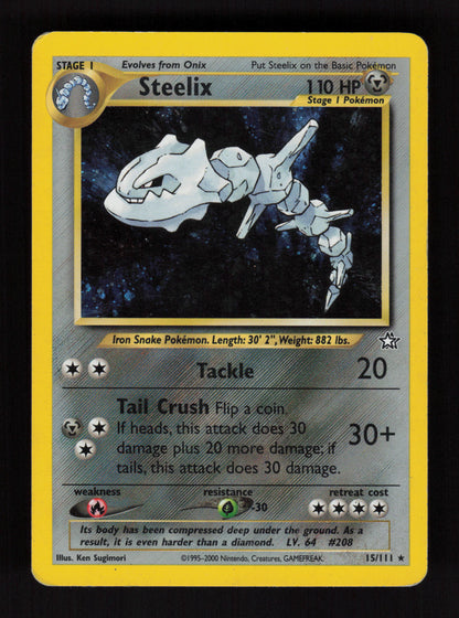 Steelix 15/111 - Holo Rare - Neo Genesis