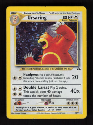 Ursaring 15/75 - Holo rare - Neo Discovery