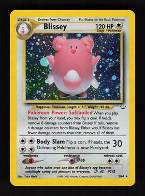 Blissey 2/64 - Holo Rare - Neo Revelation
