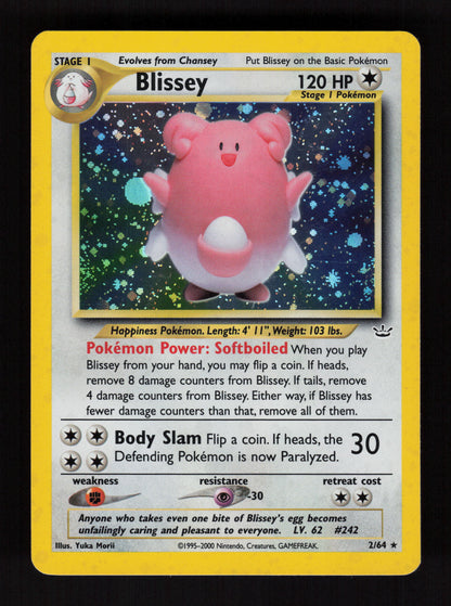 Blissey 2/64 - Holo Rare - Neo Revelation