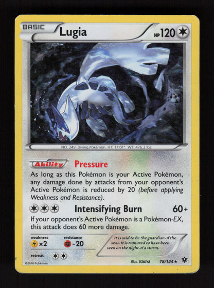 Lugia 78/124 - Holo Rare - XY Fates Collide
