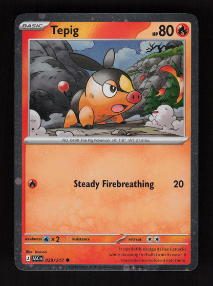 Tepig 029/217- Cosmic Holo - Ascended Heroes promo