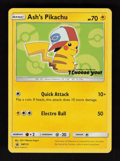 Ash's Pikachu SM112 - SM Promos