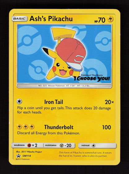 Ash's Pikachu SM114 - SM Promos