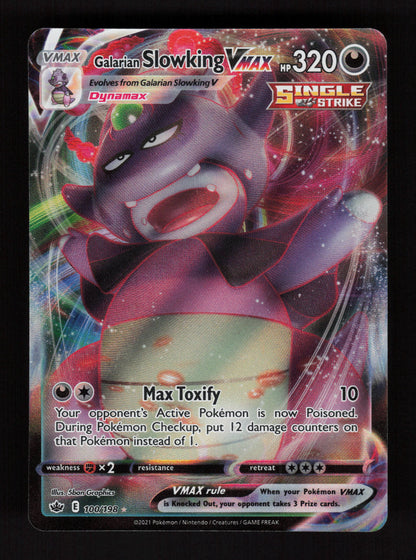 Galarian Slowking VMAX 100/198 - Ultra Rare - Chilling Reign