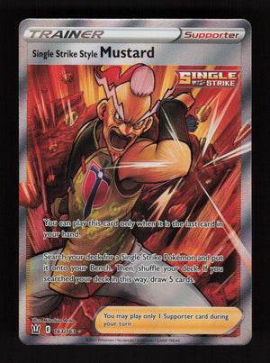 Single Strike Style Mustard 163/163 - Ultra Rare - SWSH05: Battle Styles