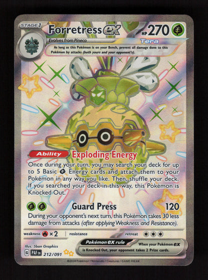 Forretress ex 212/091 - Shiny Ultra Rare - SV: Paldean Fates