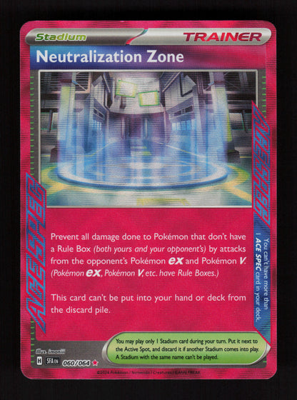 Neutralization Zone 060/064 - ACE SPEC Rare - Shrouded Fable