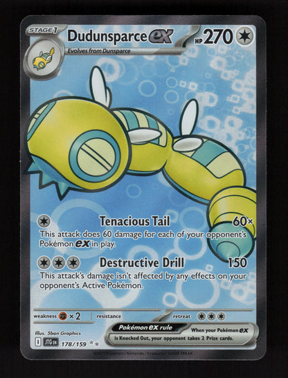 Dudunsparce ex 178/159 - Ultra Rare - Journey Together
