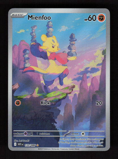 Mienfoo 133/086 - Illustration Rare - SV: White Flare