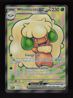 Whimsicott ex 157/086 - Ultra Rare - SV: White Flare