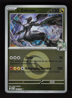 N's Zekrom 155/217 - Energy Reverse Holo - Ascended Heroes