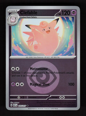 Clefable 075/217 - Energy Reverse Holo - Ascended Heroes