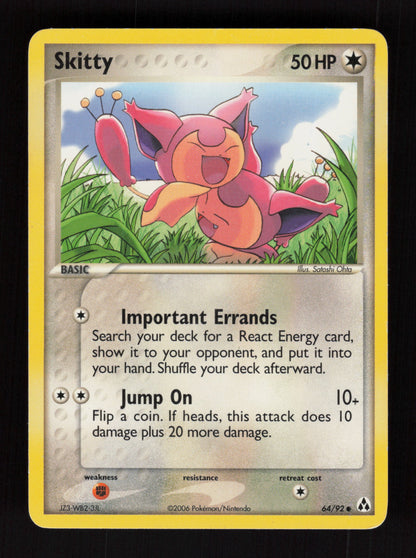 Skitty 64/92  - EX Legend Maker
