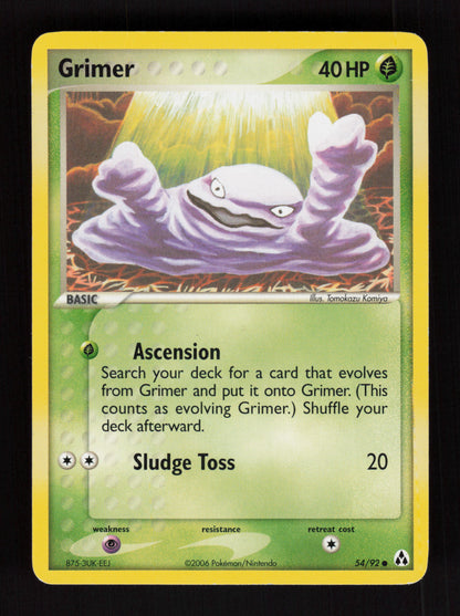Grimer 54/92 - EX Legend Maker