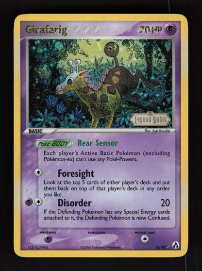 Girafarig 16/92 - Reverse Holo - EX Legend Maker