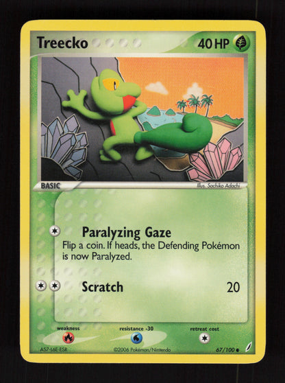 Treecko 67/100 - EX Crystal Guardians