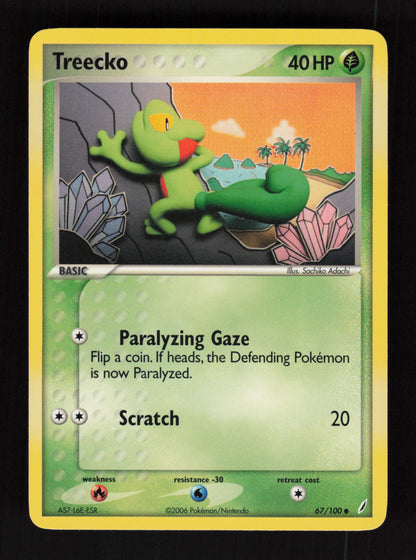 Treecko 67/100 - EX Crystal Guardians