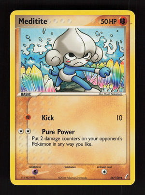 Meditite 56/100 - EX Crystal Guardians