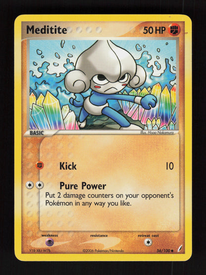 Meditite 56/100 - EX Crystal Guardians