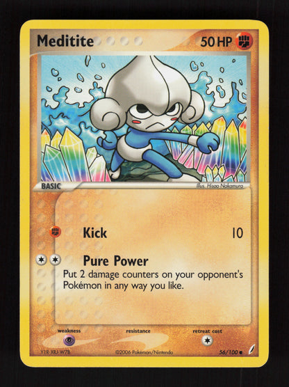 Meditite 56/100 - EX Crystal Guardians