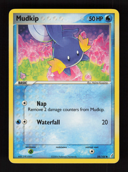 Mudkip 58/100 - EX Crystal Guardians