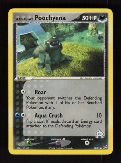 Team Aqua's Poochyena 55/95 - Team Magma vs Team Aqua