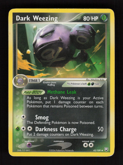 Dark Weezing 42/109 - Team Rocket Returns