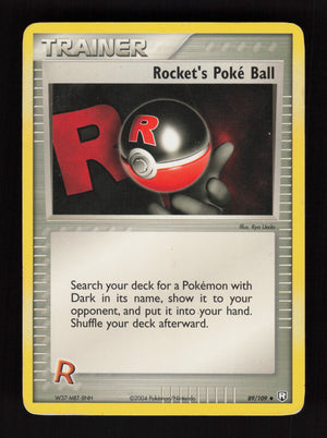 Rocket's Poké Ball 89/109 - Team Rocket Returns