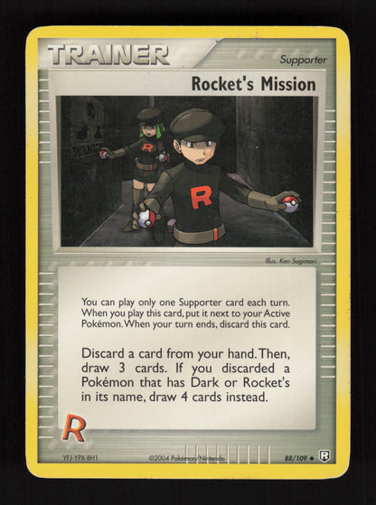 Rocket's Mission 88/109 - Team Rocket Returns