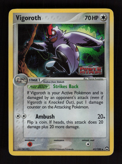 Vigoroth 41/108 - Reverse Holo - EX Power Keepers