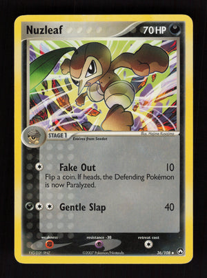 Nuzleaf 36/108 - EX Power Keepers