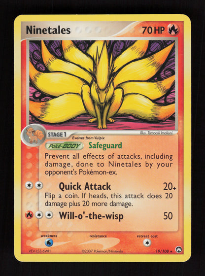 Ninetales 19/108 - EX Power Keepers