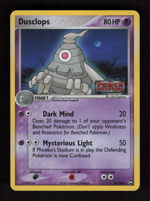 Dusclops 14/108 - Reverse Holo - EX Power Keepers