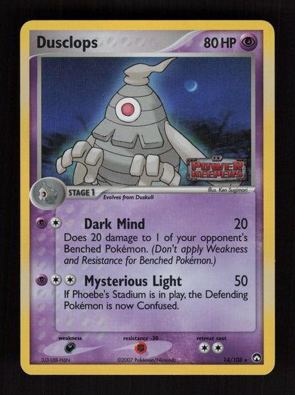 Dusclops 14/108 - Reverse Holo - EX Power Keepers