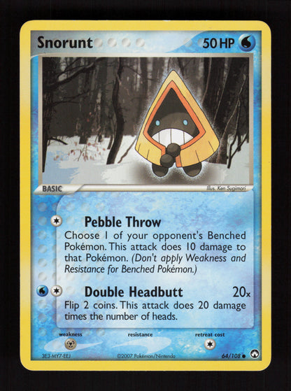 Snorunt 64/108 - EX Power Keepers