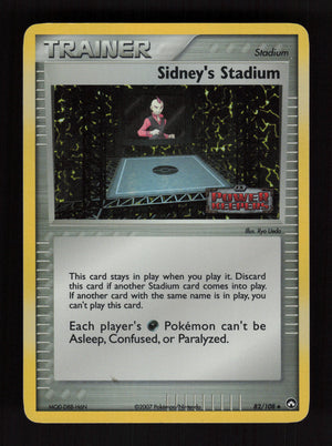 Sidney's Stadium 82/108 - Reverse Holo - EX Power Keepers