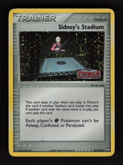 Sidney's Stadium 82/108 - Reverse Holo - EX Power Keepers