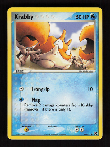 Krabby 66/112 -  FireRed & LeafGreen