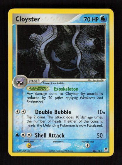 Cloyster 20/112 -  FireRed & LeafGreen