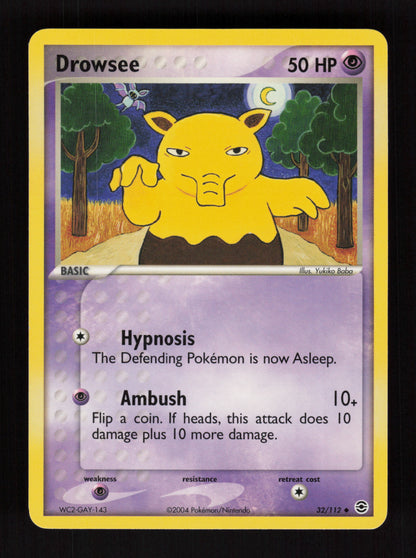 Drowsee 32/112 -  FireRed & LeafGreen