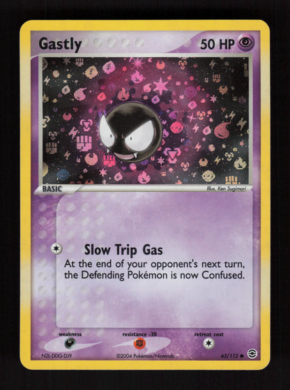 Gastly 63/112 - Reverse Holo - FireRed & LeafGreen