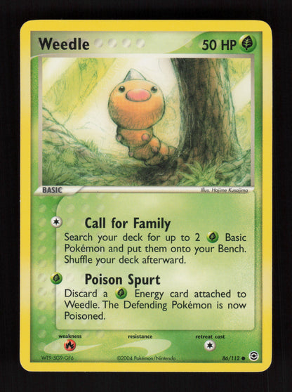 Weedle 86/112 - FireRed & LeafGreen