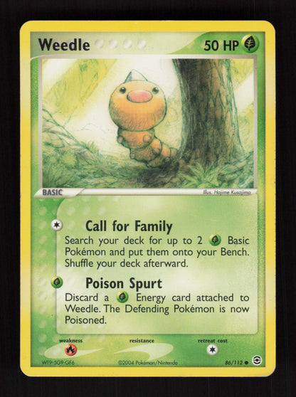 Weedle 86/112 - FireRed & LeafGreen