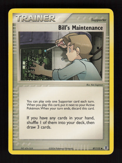 Bill's Maintenance 87/112 - FireRed & LeafGreen