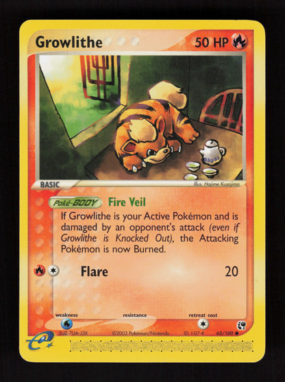 Growlithe 65/100 - Sandstorm