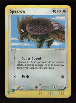 Spearow 81/100 - Reverse Holo - Sandstorm